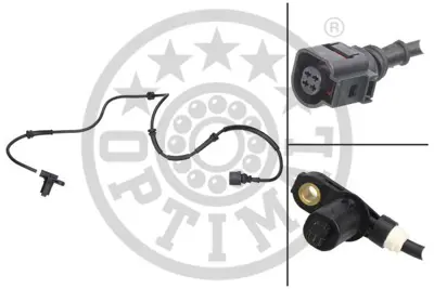 OPTIMAL 06-S152 Tekerlek Hiz Sensörü Galaxywgr Alhambra7v8-7v9 Sharan7m8-7m9-7m6 7M3927807B YM212B372CA