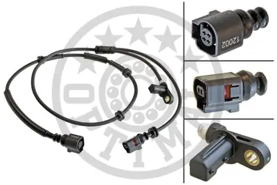 OPTIMAL 06-S157 Tekerlek Hiz Sensörü Galaxywgr Alhambra7v8-7v9 Sharan7m8-7m9-7m6 2M212B372CA 7M3927807L