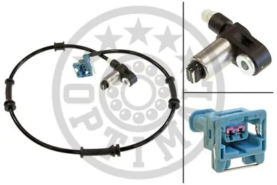 OPTIMAL 06-S196 Tekerlek Hiz Sensörü Saxos0-S1 106 Iı1 9636081480