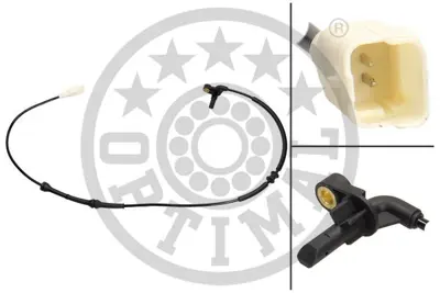 OPTIMAL 06-S709 Tekerlek Hiz Sensörü Berlıngomf -Berlıngo Kastenm -Xsara Pıcasson68 Partner Combispace5f -Partner 9658599880