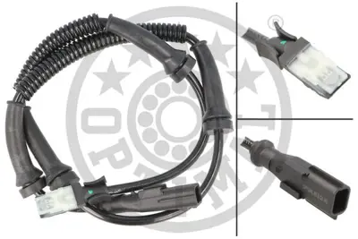 OPTIMAL 06-S808 Tekerlek Hiz Sensörü Vıvaro Boxf7 -Vıvaro Combix83 -Vıvaro Platform/Chassisx83 ; Trafıc Iı Busjl -Tr 8200675748 93859336
