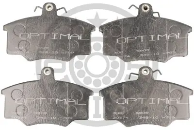 OPTIMAL BP-05909 Fren Balata Seti Diskli Fren 340-360343-345 -340-360 Stufenheck344 3344996