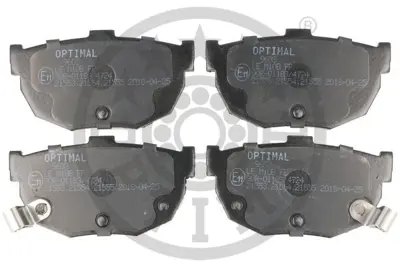 OPTIMAL BP-09603 Fren Balata Seti Diskli Fren Coupegk -Couperd -Elantraxd -Elantra Stufenheckxd -Lantra Iıj-2 -Lantra 583022DA10 DD06061E25