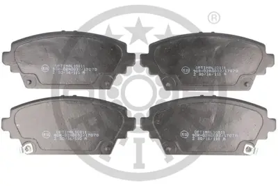 OPTIMAL BP-10311 Fren Balata Seti Diskli Fren Accord Vıch-Ck-Cg -Accord Vı Aerodeckcf -Accord Vı Hatchbackch-Cl Mg: 45022S1AE64 SFP000370