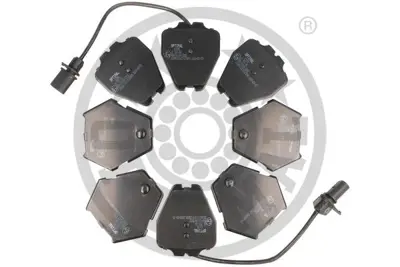 OPTIMAL BP-12158 Fren Balata Seti Diskli Fren A48d2-B5 -A4 Avant8d5-B5 -A64b2-C5 -A6 Avant4b5-C5 -Allroad4bh-C5 Phae 3D0698151B 4B3698151