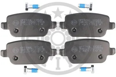OPTIMAL BP-12322 Arka Balata Mondeo 07 Galaxy 06 Smax 06 Volvo V70 08 S80 06 Xc70 07 Freelander 2.2 06 30794553 LR003657 ME6G9J2M008GB