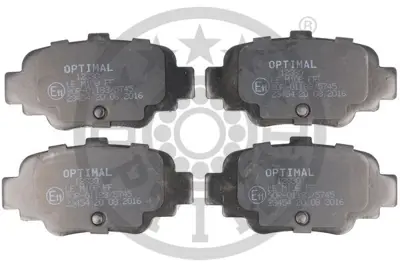 OPTIMAL BP-12330 Fren Balata Seti Diskli Fren Mıcra Iık11 4406099B85