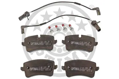 OPTIMAL BP-12458 Fren Balata Seti Diskli Fren A84h 4H0698451D