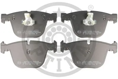 OPTIMAL BP-12540 Fren Balata Seti Diskli Fren X5e70 -X6e71-E72 34216783555
