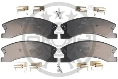 OPTIMAL BP-12580 Fren Balata Seti Diskli Fren Grand Cherokee Iıwj-Wg 5093260AA