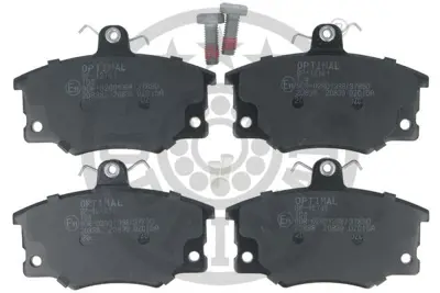 OPTIMAL BP-12741 Fren Balata Seti Diskli Fren Abarth : Strada138a ; 145930 -146930 -155167 ; Autobıanchı : Y10; A 795121 9947482