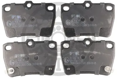 OPTIMAL BP-83902 Fren Balata Seti Diskli Fren Rav 4 Iı A2 446642050