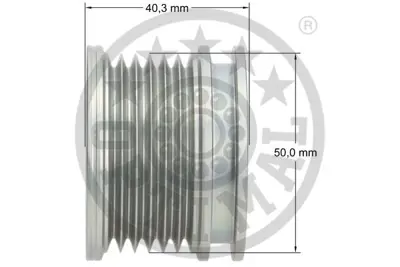 OPTIMAL F5-1019 Alternatör Kasnağı Rulmanlı Jeep Grand Cherokee-Mercedes C Serisi-Vıto-Sprınter A6111550715