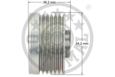 OPTIMAL F5-1020 Alternatör Serbest Hareketi Berlıngomf -C5 Idc -C5 I Breakde -C5 Iırc -C5 Iı Breakre -C8ea -Eb 3177168D01 9949627