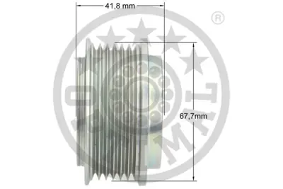 OPTIMAL F5-1031 Alternatör Serbest Hareketi S60 I-S70ls -S80 Its-Xy -S80 Iıas -V70 Ilv -V70 Iısw -Xc70 Cross Country 21903119K 8658644