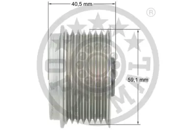 OPTIMAL F5-1035 Alternatör Serbest Hareketi Interstar Busx70 -Interstar Kastenx70 -Interstar Pritsche/Fahrgestell-Pa 231502W20B