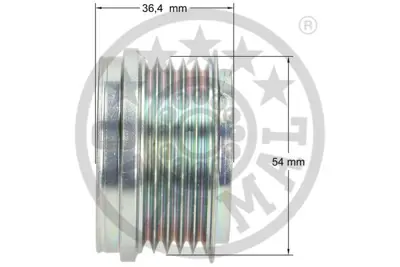 OPTIMAL F5-1050 Alternatör Serbest Hareketi Astra G Cabrioletf67 -Astra G Caravanf35 -Astra G Ccf48 -F08 -Astra G 1204412