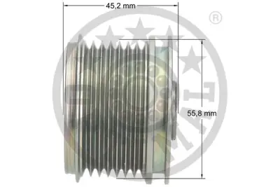 OPTIMAL F5-1056 Alternatör Serbest Hareketi C-Klassew203 -C-Klasse Kombis203 -C-Klasse Sportcoupecl203 -Clc-Klassecl A2711550115