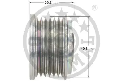 OPTIMAL F5-1058 Alternatör Serbest Hareketi C-Klassew203 -C-Klassew204 -C-Klasse Kombis203 -C-Klasse Kombis204 -C-Kl A6481550015