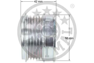 OPTIMAL F5-1076 Alternatör Serbest Hareketi Jetta Iıı1k2 -Jetta Iv162-163 -New Beetle9c1-1c1 -New Beetle Cabriolet1y 7K903119C