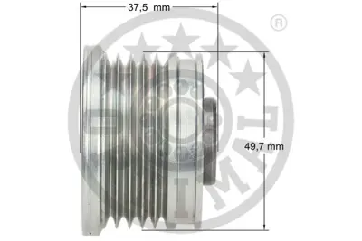 OPTIMAL F5-1121 Alternatör Serbest Hareketi A-Klassew168 -A-Klassew169 -B-Klassew245 -Vaneo414 Smart: Forfour454 A6681550615