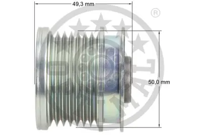 OPTIMAL F5-1126 Alternatör Kasnağı Rulmanlı Mercedes Sprınter- C Serisi 5175811AA A6421500660