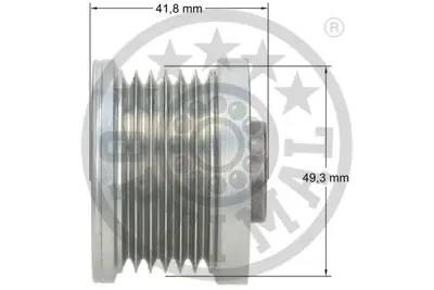 OPTIMAL F5-1132 Alternatör Serbest Hareketi Berlıngob9 -Berlıngo Kastenb9 -C3 Iı-C3 Picasso-C4 Coupela -C4 Grand Pi 