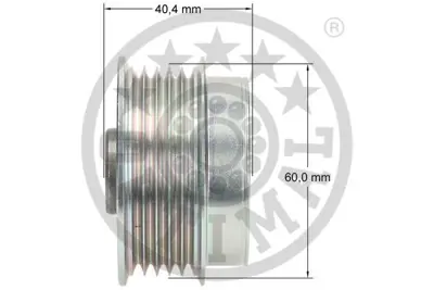 OPTIMAL F5-1133 Alternatör Serbest Hareketi Echo Liftback P1 -Yarıs P1 -Yarıs Verso P2 2741533020