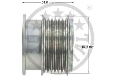 OPTIMAL F5-1134 Alternatör Serbest Hareketi Galaxywa6 -Mondeo Ivba7 -Mondeo Iv Turnierba7 -S-Maxwa6 Xfcc9 -Xjnna 31285489