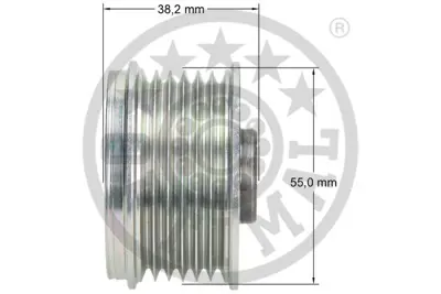 OPTIMAL F5-1138 Alternatör Serbest Hareketi İx35lm-El-Elh -Santa F Iıcm -Santa F Iııdm -Tucsonjm Sorento Iıxm -Sp 373222F000