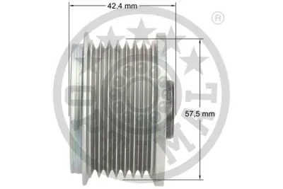 OPTIMAL F5-1152 Alternatör Serbest Hareketi Is Iıgse2 -Ale2 -Use2 Aurıs E15 -Avensıs T25 -Avensıs Combi T25 -Av 2741530011