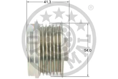 OPTIMAL F5-1160 Alternatör Serbest Hareketi Adam-Astra Gtc J-Astra H Caravanl35 -Astra J-Astra J Sports Tourer-Astra 1204177 13258483