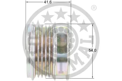 OPTIMAL F5-1174 Alternatör Serbest Hareketi Astra Hl48 -Astra H Caravanl35 -Astra H Gtcl08 -Astra H Stufenheckl69 -A 1204484
