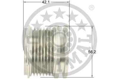 OPTIMAL F5-1203 Alternatör Serbest Hareketi Nıssan : Mıcra Iıık12 ; Clıo Mk Iıbb -Cb -Grand Sc Nıc Iıjm0/1 -Megane 8200113636 A660C300EX