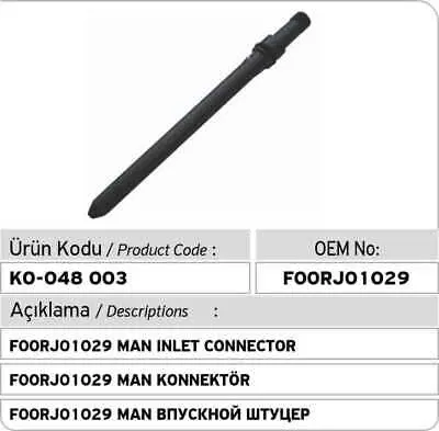 BOSCH F00RJ01029 Enjektör Geri Dönüş Hortumu