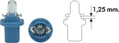 MAGNETI MARELLI 009600770000 Ampul -  Pbx5 1,2w 12v 