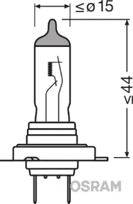 OSRAM 64210ULT Ampul 55w 12v Px26d Fs1  Px26d Adet 