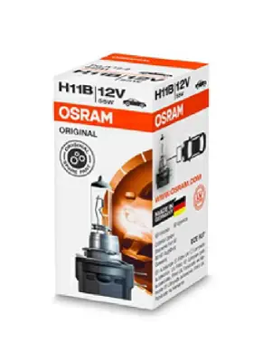 OSRAM 64241 Ampul 12v H11b 55w Pgj19-2 Tek Tellı Far Ve Sıs Renault Master-Movano 10=>  Pgjy19-2 Adet 