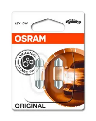 OSRAM 6438-02B  6438-02b 10w 12v Sv8.5-8 Blı2 Osram 