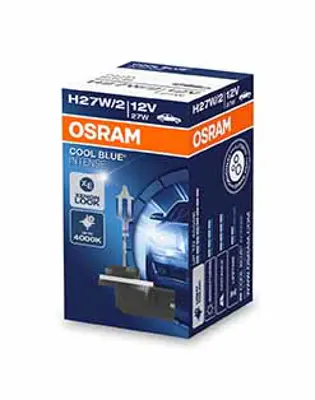 OSRAM 881CBI Ampul 12v H27 27w Pgj13 Tek Flamanlı L Tip Far Ve Sis Yandan Soketli 4200k Beyaz Işık Intense 