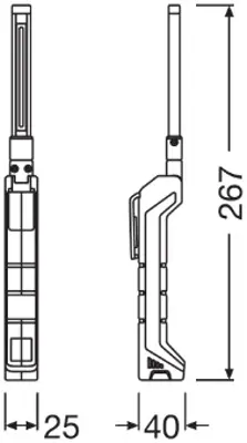 OSRAM LEDIL408 Ledınspect Pocket200 
