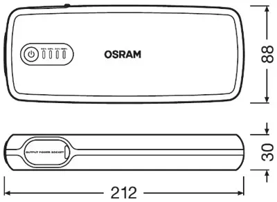 OSRAM OBSL400 Aku Start Cıhazı Batterystart400 