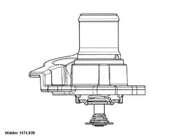 WAHLER 3171.82D Thermostate Ducato Bus 244. Z 2.3 Jtd 504017209