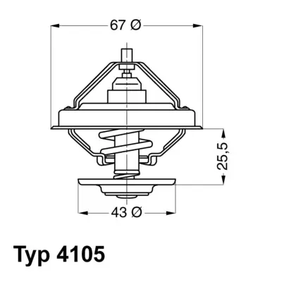 WAHLER 4105.71D Thermostate 52032875