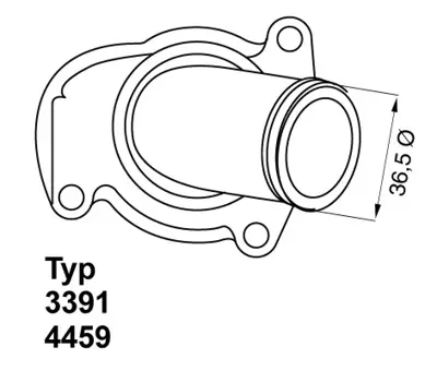 WAHLER 4459.92D Termostat  (Corsa-C/Astra-H/Astra-G/Corsa-B 6338028