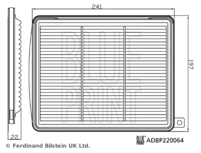 BLUE PRINT ADBP220064 Hava Fıltresı 28113K7000