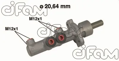 CIFAM 202-493 Ana Merkezi Cordoba 1.4 16v-1.6 1.4tdı Ibıza 1.4 16v-1.6 16v 02-09 Polo 1.4 16v- 01-08 20.6mm 6Q0611019A