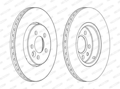 FERODO DDF1080C Fren Aynası SDB100940