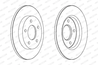 FERODO DDF1420C Arka Fren Aynası Mazda 3 1,4 1,6 2004 2009 BP4Y26251D C24Y26251D