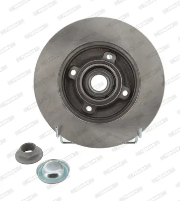 FERODO DDF1560-1 Arka Fren Dısk Aynası Sensor Halkası Ile C4 C3 Pıcasso Ds3 C3 Iıı P207 P307 P208 P2008 1.4 16v 1.6 3648487 424932 E169512 ZQ51014280